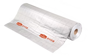 Roll of HOYA Ondol 1.7 mm reflective foil, partly unrolled, printed with the HOYA Ondol logo and a grid